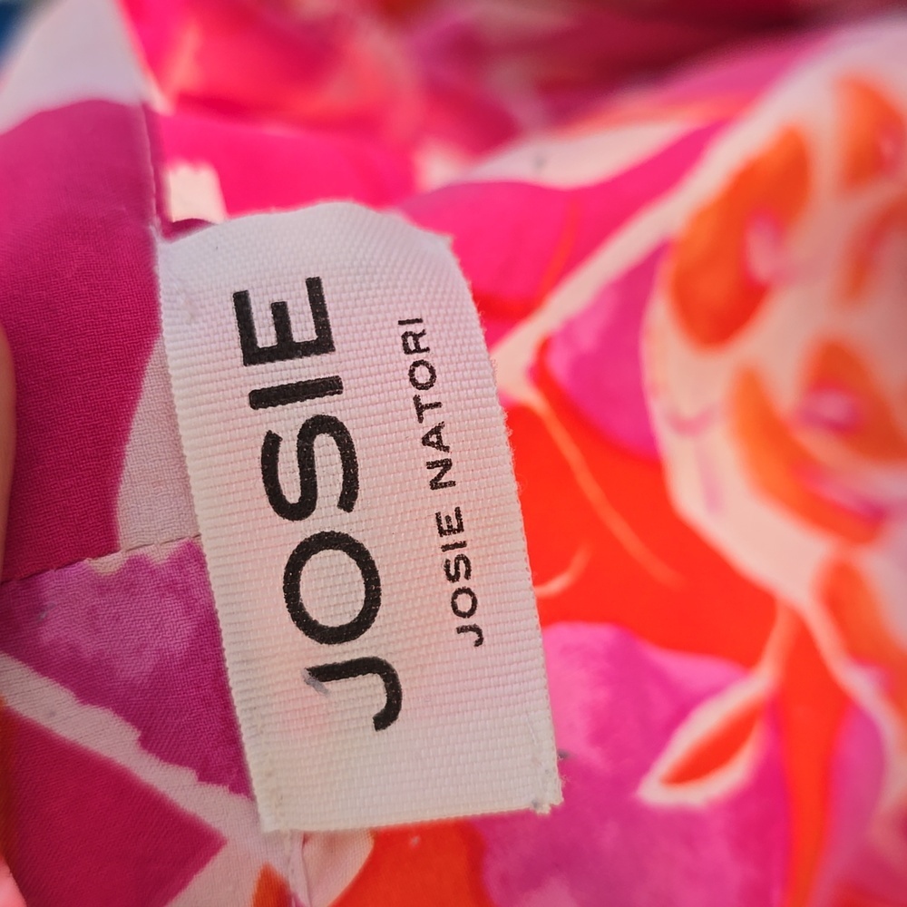 Natori Floral Print Mini Robe - Picture 9 of 10